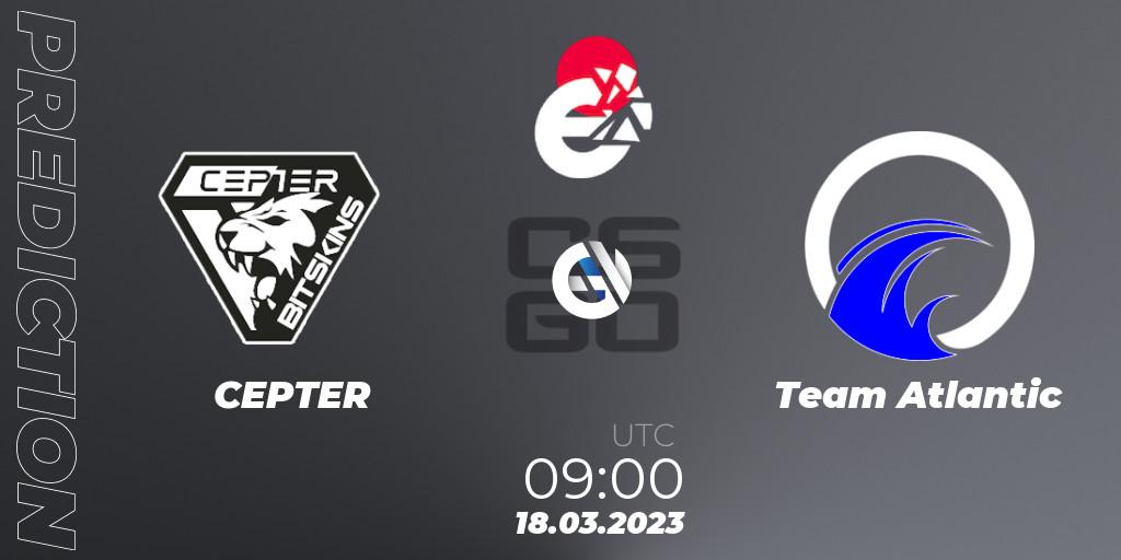 Alpha Gaming - Team Atlantic: прогноз. 18.03.2023 at 09:00, Counter-Strike (CS2), IESF World Esports Championship 2023: Danish Qualifier