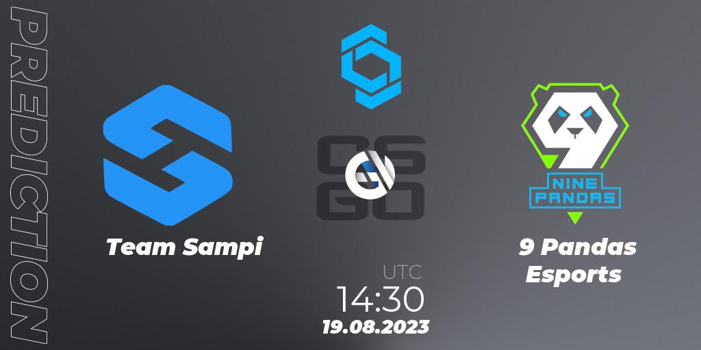 Team Sampi - 9 Pandas Esports: прогноз. 19.08.2023 at 14:30, Counter-Strike (CS2), CCT East Europe Series #1