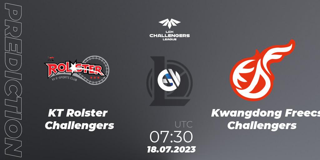 KT Rolster Challengers - Kwangdong Freecs Challengers: прогноз. 18.07.23, LoL, LCK Challengers League 2023 Summer - Group Stage