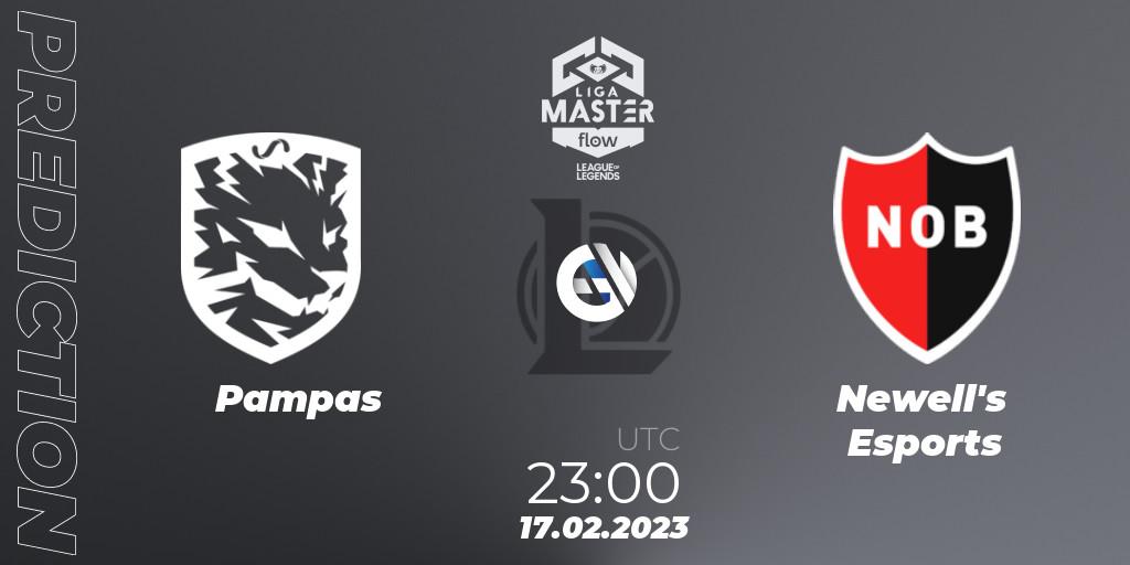 Pampas - Newell's Esports: прогноз. 17.02.2023 at 23:15, LoL, Liga Master Opening 2023 - Group Stage