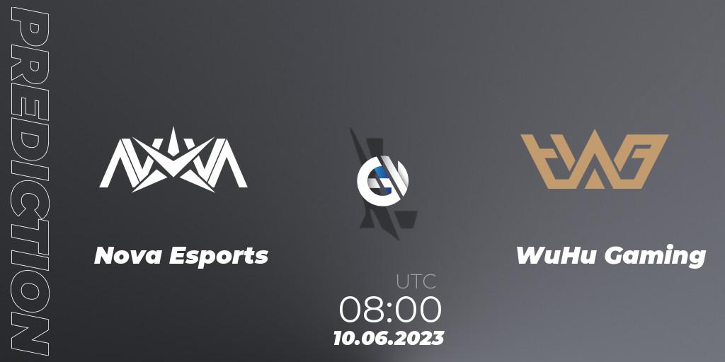 Nova Esports - WuHu Gaming: прогноз. 10.06.23, Wild Rift, WRL Asia 2023 - Season 1 - Regular Season