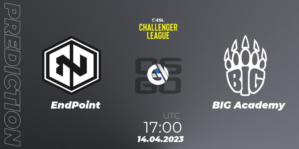 EndPoint - BIG Academy: прогноз. 14.04.23, CS2 (CS:GO), ESL Challenger League Season 45: Europe
