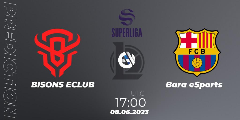 BISONS ECLUB - Barça eSports: прогноз. 08.06.23, LoL, Superliga Summer 2023 - Group Stage