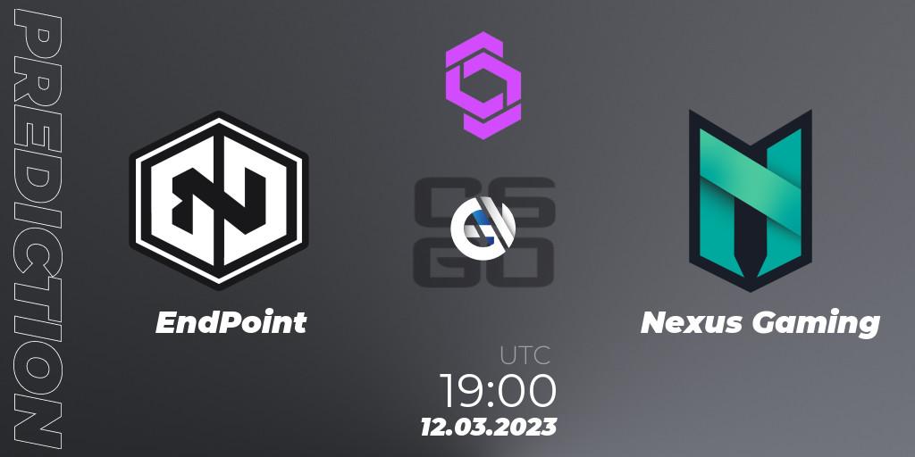 EndPoint - Nexus Gaming: прогноз. 12.03.23, CS2 (CS:GO), CCT West Europe Series #2