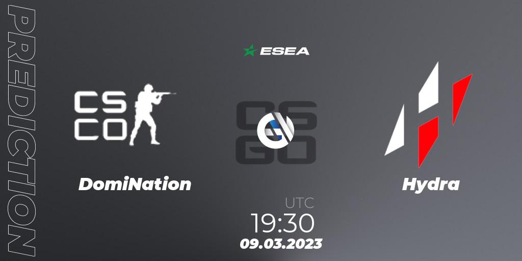DomiNation eSports - Hydra: прогноз. 09.03.23, CS2 (CS:GO), ESEA Season 44: Advanced Division - Europe
