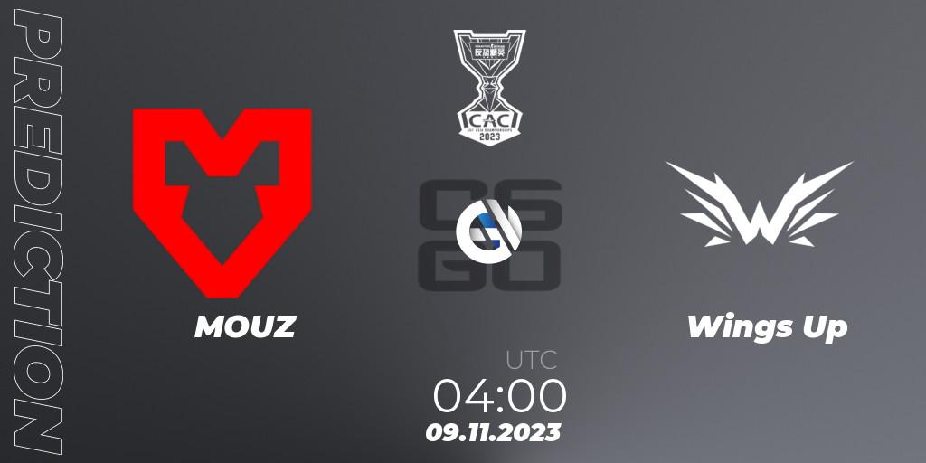 MOUZ - Wings Up: прогноз. 09.11.23, CS2 (CS:GO), CS Asia Championships 2023