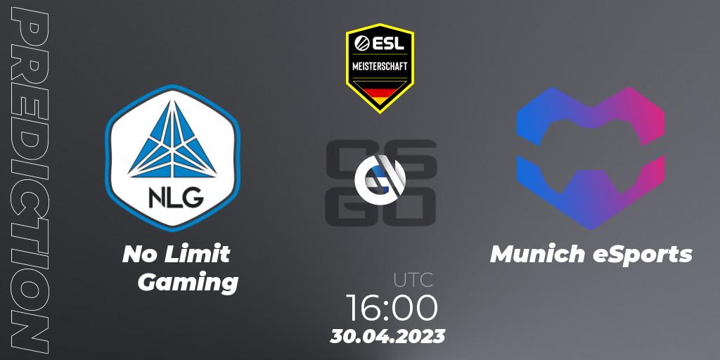 No Limit Gaming - Munich eSports: прогноз. 14.05.23, CS2 (CS:GO), ESL Meisterschaft: Spring 2023 - Division 2