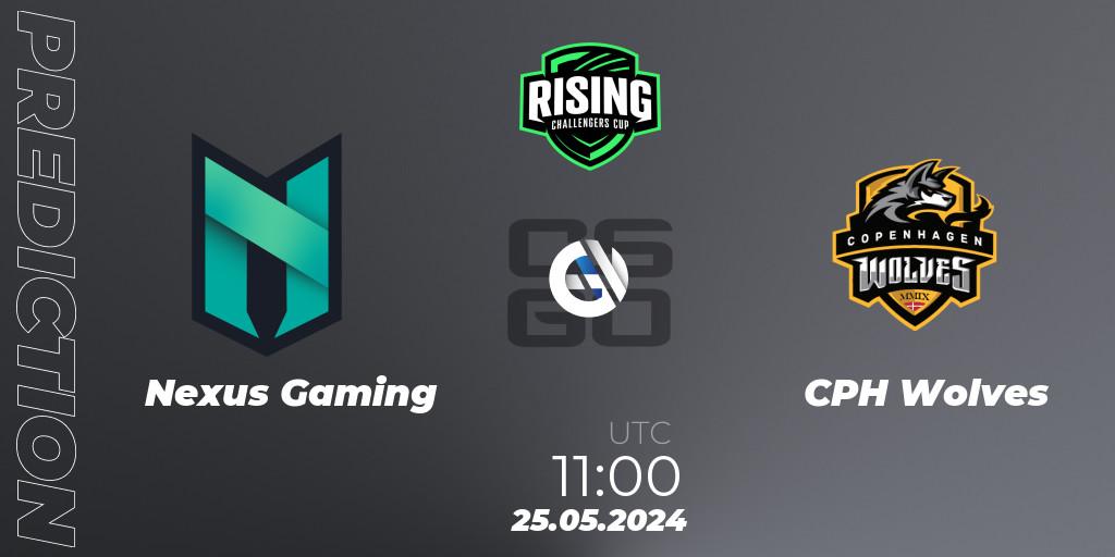 Nexus Gaming - CPH Wolves: прогноз. 26.05.2024 at 14:00, Counter-Strike (CS2), Rising Challengers Cup #1