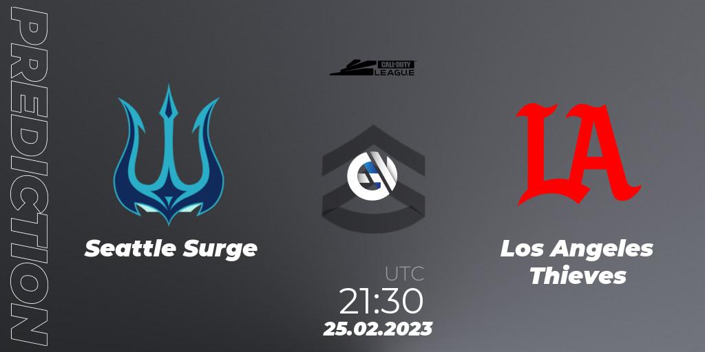 Seattle Surge - Los Angeles Thieves: прогноз. 25.02.2023 at 21:30, Call of Duty, Call of Duty League 2023: Stage 3 Major Qualifiers