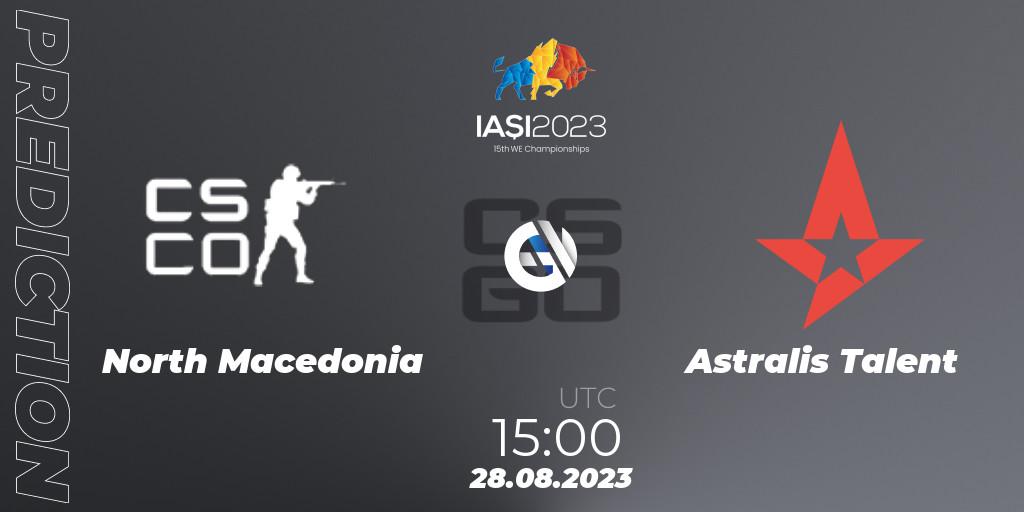 North Macedonia - Astralis Talent: прогноз. 28.08.2023 at 17:35, Counter-Strike (CS2), IESF World Esports Championship 2023