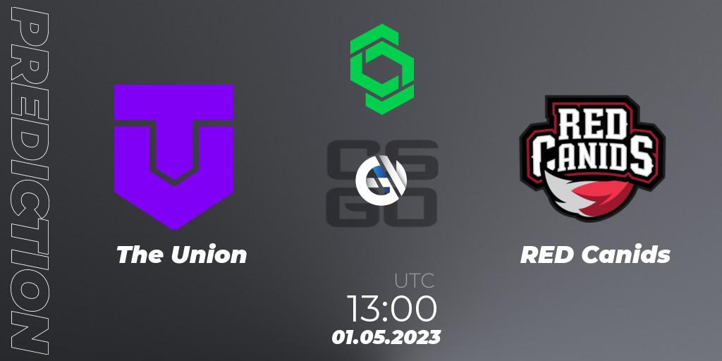 The Union - RED Canids: прогноз. 01.05.2023 at 13:00, Counter-Strike (CS2), CCT South America Series #7