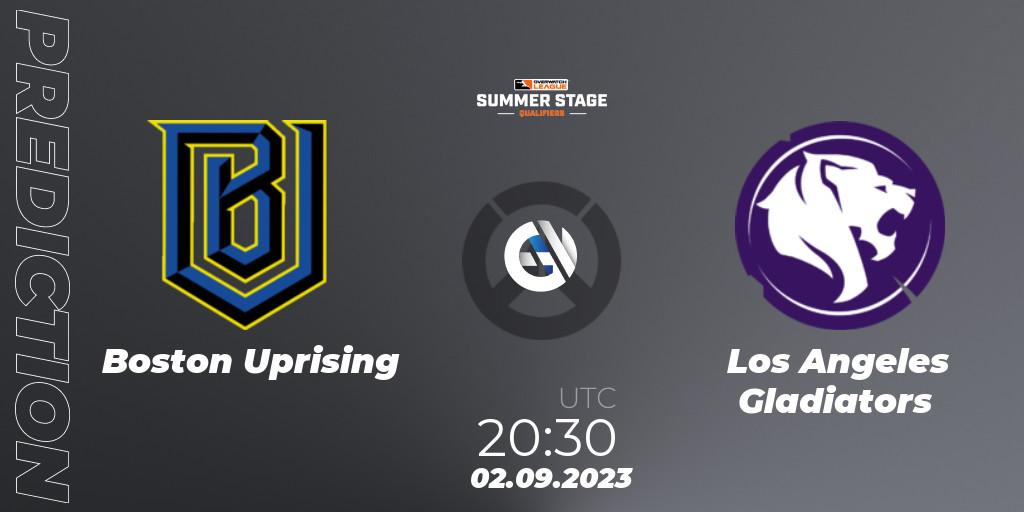 Boston Uprising - Los Angeles Gladiators: прогноз. 02.09.23, Overwatch, Overwatch League 2023 - Summer Stage Qualifiers