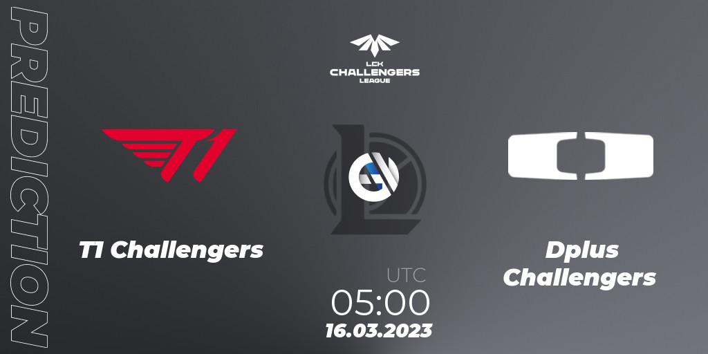 T1 Challengers - Dplus Challengers: прогноз. 16.03.2023 at 05:00, LoL, LCK Challengers League 2023 Spring