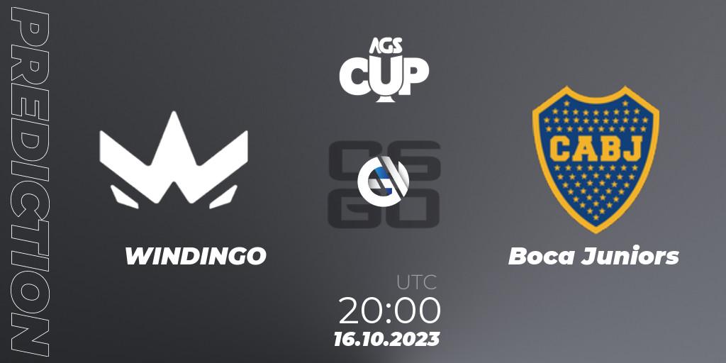 WINDINGO - Boca Juniors: прогноз. 16.10.2023 at 20:15, Counter-Strike (CS2), AGS CUP 2023