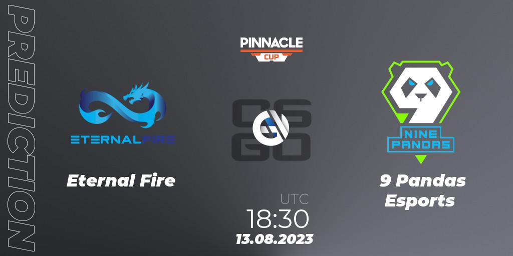 Eternal Fire - 9 Pandas Esports: прогноз. 13.08.2023 at 08:40, Counter-Strike (CS2), Pinnacle Cup V