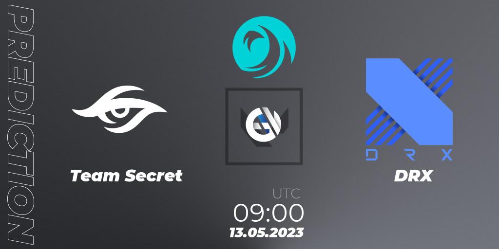 Team Secret - DRX: прогноз. 13.05.2023 at 08:00, VALORANT, VCT 2023: Pacific League