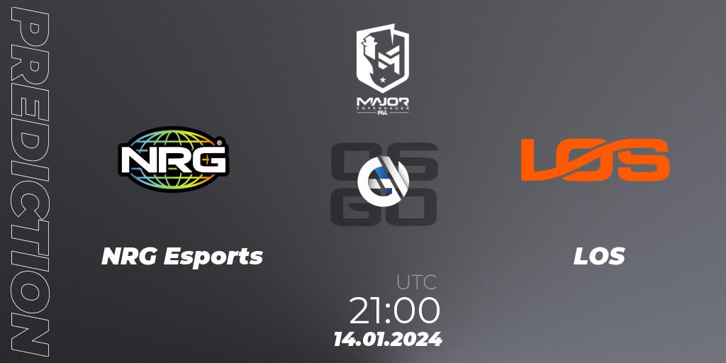 NRG Esports - LOS: прогноз. 14.01.2024 at 21:15, Counter-Strike (CS2), PGL CS2 Major Copenhagen 2024 North America RMR Closed Qualifier