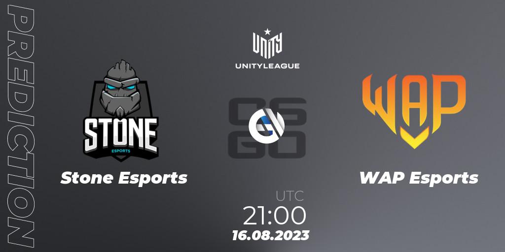 Stone Esports - WAP Esports: прогноз. 16.08.2023 at 21:00, Counter-Strike (CS2), LVP Unity League Argentina 2023