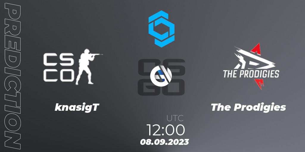 knasigT - The Prodigies: прогноз. 08.09.2023 at 12:00, Counter-Strike (CS2), CCT East Europe Series #2: Closed Qualifier