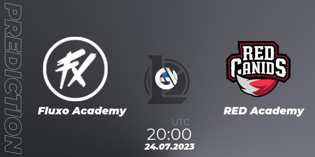 Fluxo Academy - RED Academy: прогноз. 24.07.2023 at 20:00, LoL, CBLOL Academy Split 2 2023 - Group Stage