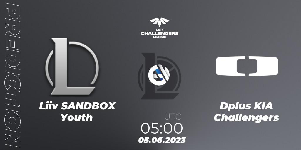 Liiv SANDBOX Youth - Dplus KIA Challengers: прогноз. 05.06.23, LoL, LCK Challengers League 2023 Summer - Group Stage