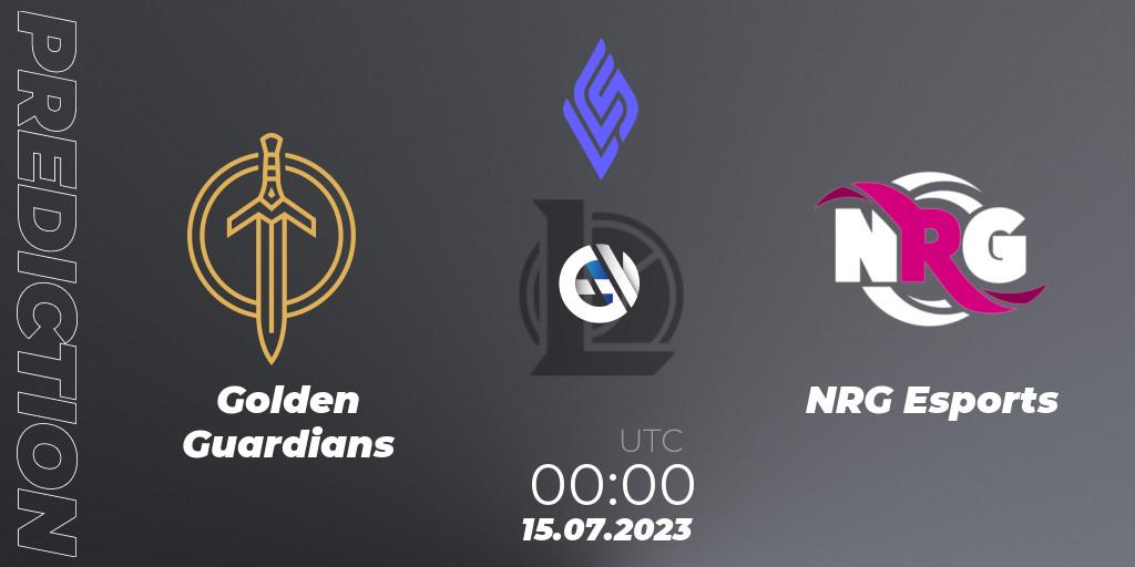 Golden Guardians - NRG Esports: прогноз. 14.07.2023 at 23:00, LoL, LCS Summer 2023 - Group Stage
