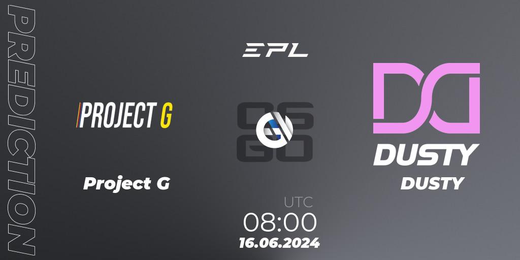 Project G - DUSTY: прогноз. 14.06.2024 at 14:00, Counter-Strike (CS2), European Pro League Season 18: Division 2