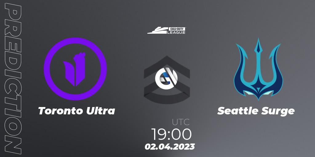 Toronto Ultra - Seattle Surge: прогноз. 02.04.2023 at 19:00, Call of Duty, Call of Duty League 2023: Stage 4 Major Qualifiers