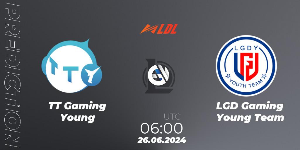 TT Gaming Young - LGD Gaming Young Team: прогноз. 26.06.2024 at 06:00, LoL, LDL 2024 - Stage 3