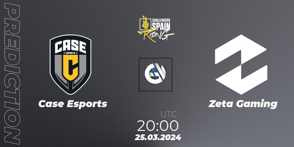Case Esports - Zeta Gaming: прогноз. 25.03.24, VALORANT, VALORANT Challengers 2024 Spain: Rising Split 1