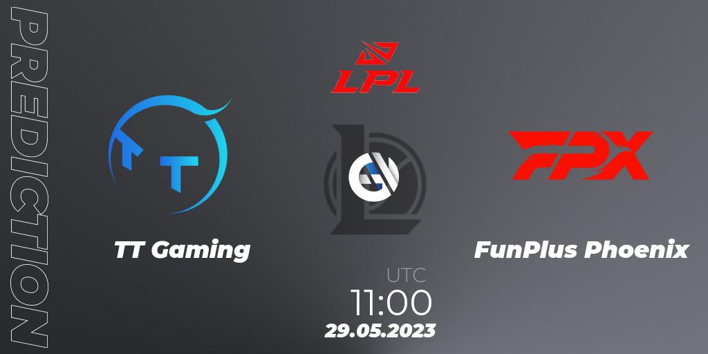 TT Gaming - FunPlus Phoenix: прогноз. 29.05.2023 at 12:05, LoL, LPL Summer 2023 Regular Season