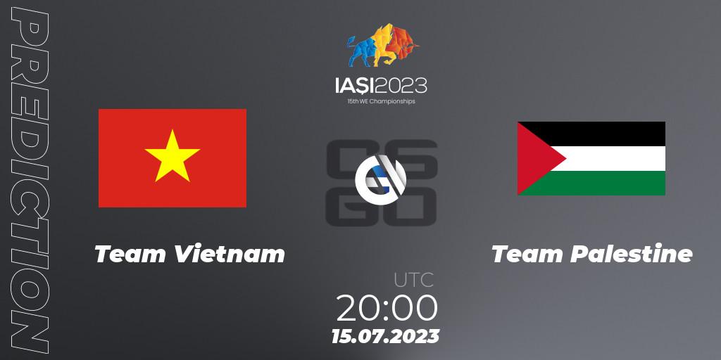 Team Vietnam - Team Palestine: прогноз. 15.07.2023 at 18:20, Counter-Strike (CS2), IESF Asian Championship 2023