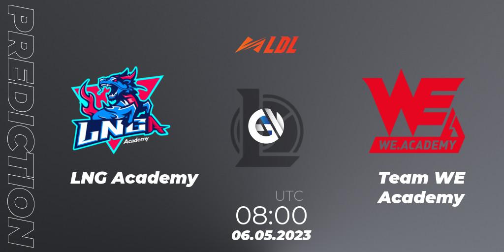 LNG Academy - Team WE Academy: прогноз. 06.05.2023 at 08:00, LoL, LDL 2023 - Regular Season - Stage 2