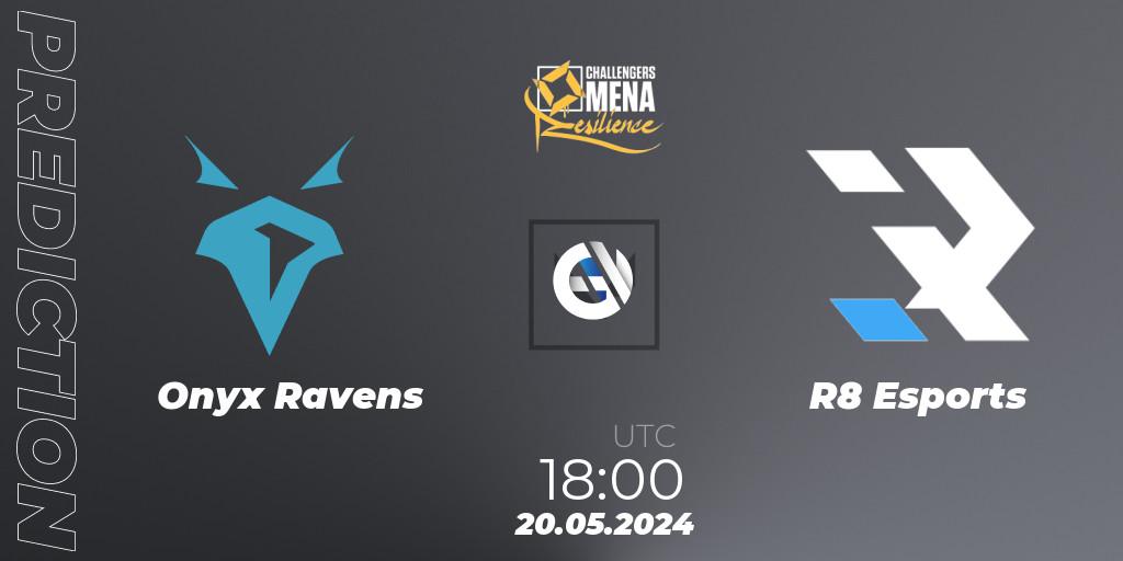 Onyx Ravens - R8 Esports: прогноз. 20.05.2024 at 18:00, VALORANT, VALORANT Challengers 2024 MENA: Resilience Split 2 - Levant and North Africa