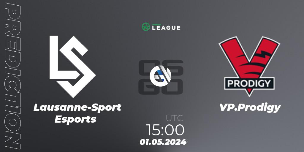 Lausanne-Sport Esports - VP.Prodigy: прогноз. 01.05.2024 at 15:00, Counter-Strike (CS2), ESEA Season 49: Advanced Division - Europe