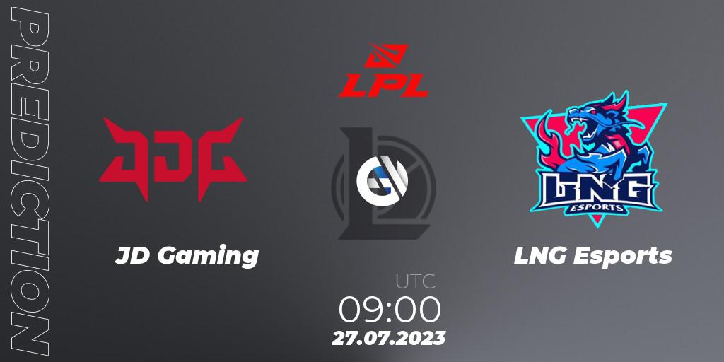 JD Gaming - LNG Esports: прогноз. 27.07.23, LoL, LPL Summer 2023 - Playoffs