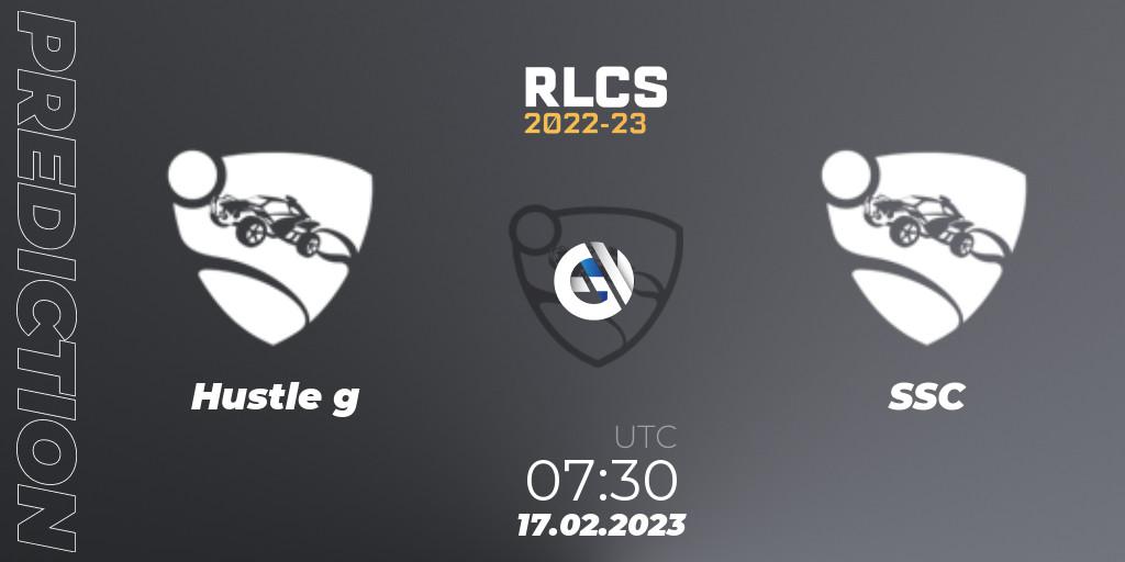 Hustle g - SSC: прогноз. 17.02.2023 at 07:30, Rocket League, RLCS 2022-23 - Winter: Oceania Regional 2 - Winter Cup