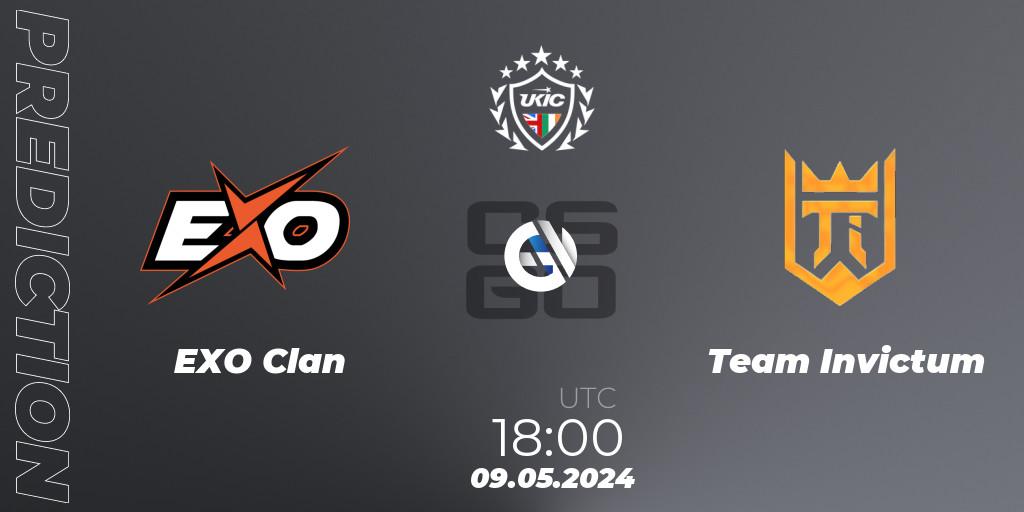 EXO Clan - Team Invictum: прогноз. 09.05.2024 at 18:00, Counter-Strike (CS2), UKIC League Season 2: Division 1