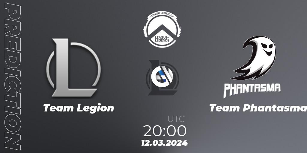 Team Legion - Team Phantasma: прогноз. 12.03.24, LoL, GLL Spring 2024