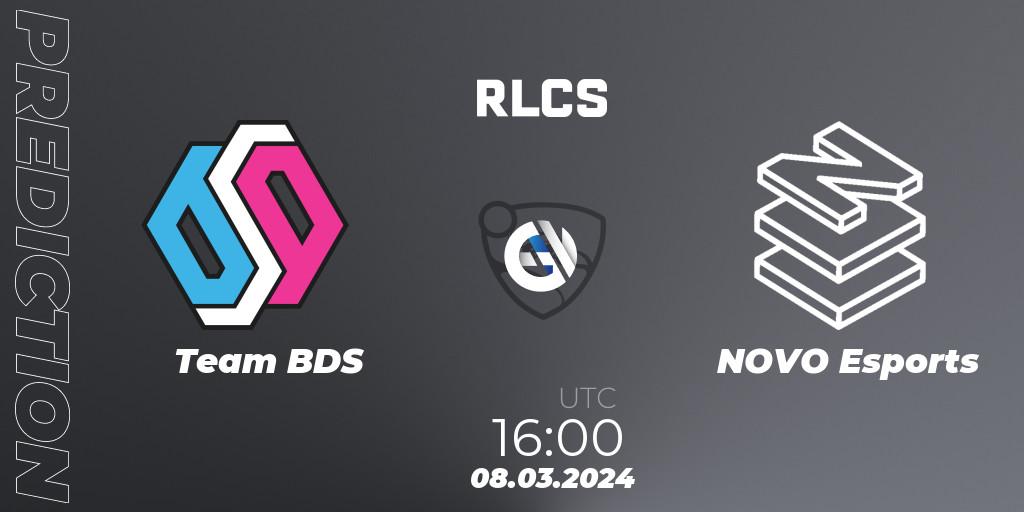 Team BDS - NOVO Esports: прогноз. 08.03.2024 at 16:00, Rocket League, RLCS 2024 - Major 1: Europe Open Qualifier 3