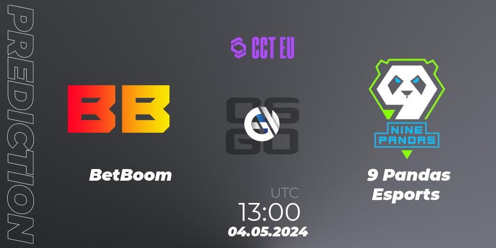 BetBoom - 9 Pandas Esports: прогноз. 04.05.2024 at 13:00, Counter-Strike (CS2), CCT Season 2 Europe Series 1