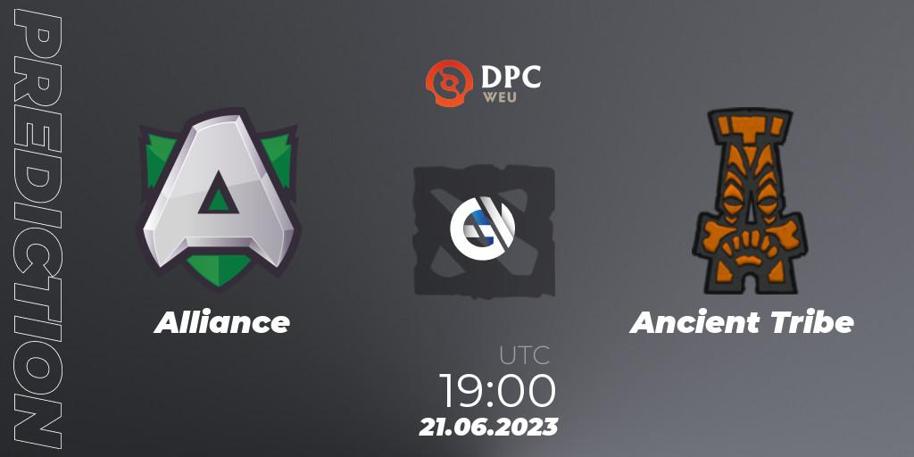 Alliance - Ancient Tribe: прогноз. 21.06.2023 at 18:54, Dota 2, DPC 2023 Tour 3: WEU Division II (Lower)