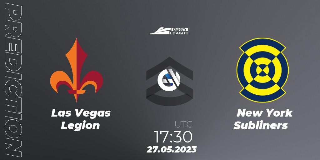 Las Vegas Legion - New York Subliners: прогноз. 27.05.2023 at 17:30, Call of Duty, Call of Duty League 2023: Stage 5 Major