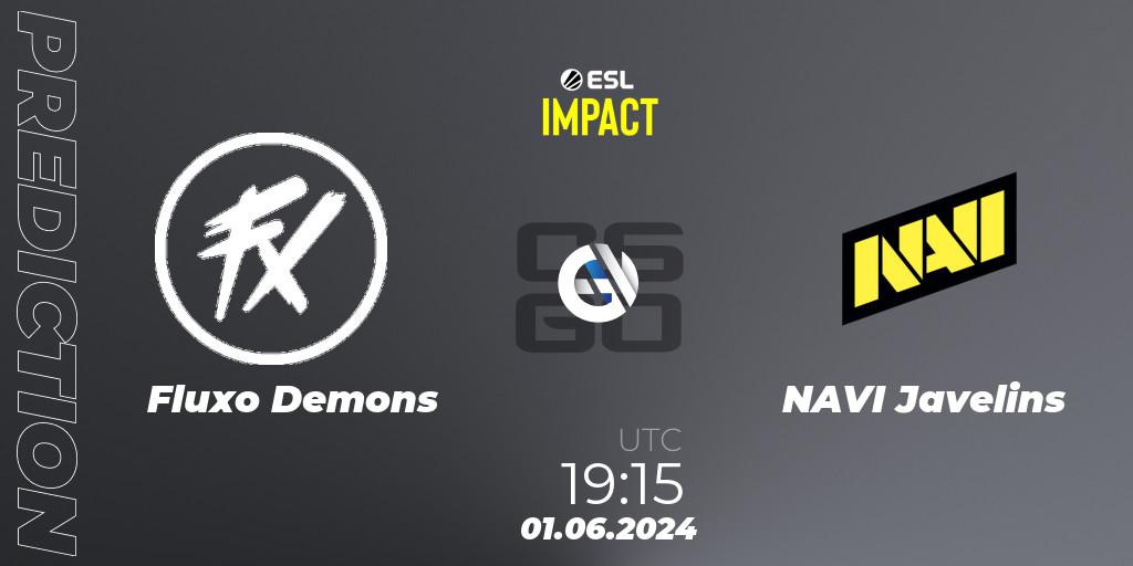 Fluxo Demons - NAVI Javelins: прогноз. 01.06.2024 at 19:40, Counter-Strike (CS2), ESL Impact League Season 5 Finals