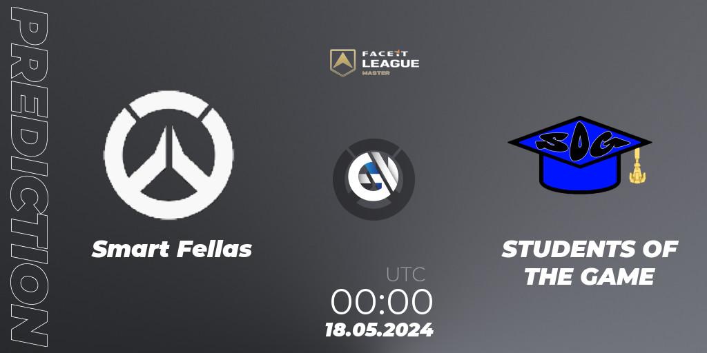 Smart Fellas - STUDENTS OF THE GAME: прогноз. 19.05.2024 at 21:00, Overwatch, FACEIT League Season 1 - NA Master Road to EWC