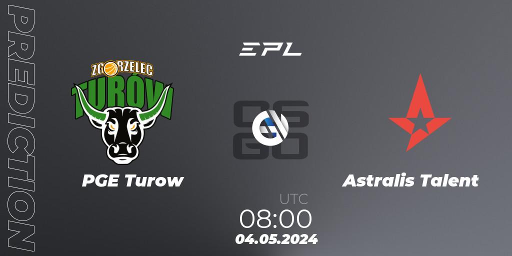 PGE Turow - Astralis Talent: прогноз. 04.05.2024 at 08:00, Counter-Strike (CS2), European Pro League Season 17: Division 2