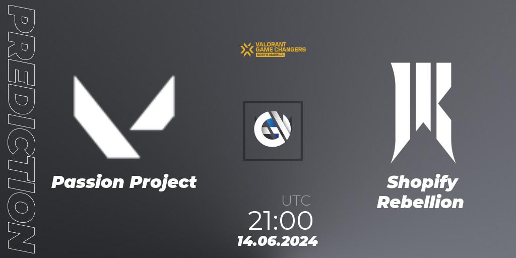 Passion Project - Shopify Rebellion: прогноз. 14.06.2024 at 21:00, VALORANT, VCT 2024: Game Changers North America Series 2