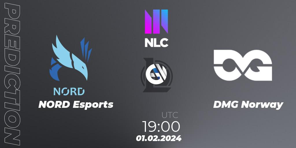 NORD Esports - DMG Norway: прогноз. 01.02.2024 at 19:00, LoL, NLC 1st Division Spring 2024