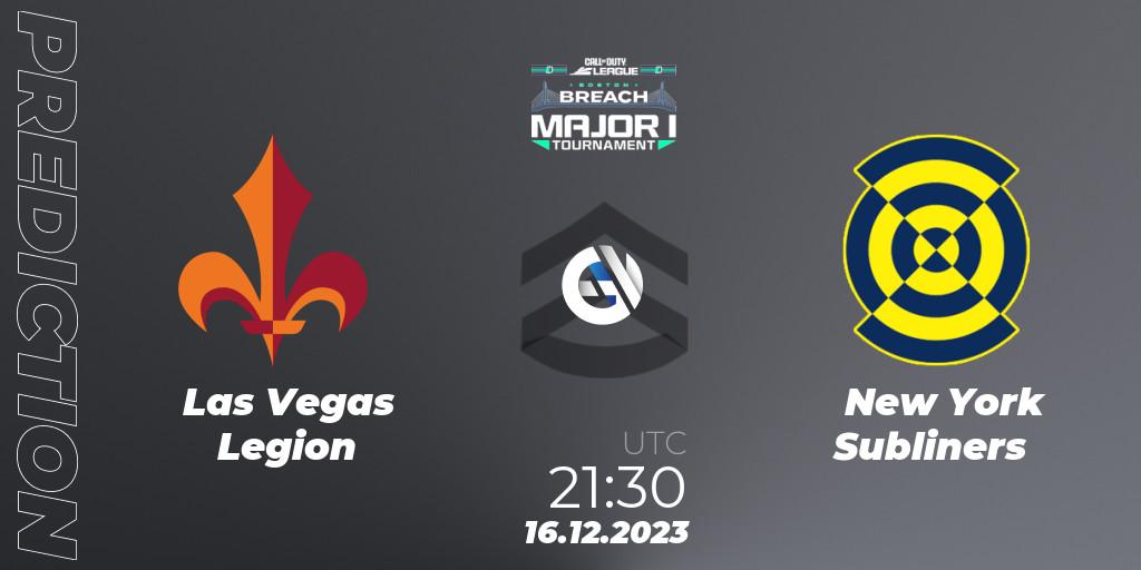 Las Vegas Legion - New York Subliners: прогноз. 16.12.2023 at 21:30, Call of Duty, Call of Duty League 2024: Stage 1 Major Qualifiers