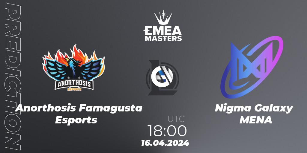 Anorthosis Famagusta Esports - Nigma Galaxy MENA: прогноз. 16.04.24, LoL, EMEA Masters Spring 2024 - Play-In